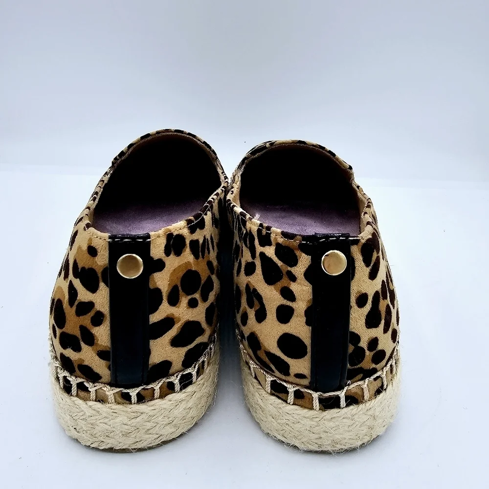 Dr. Scholl's Find Me Leopard Print Espadrilles size 9